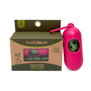 Porta Bolsas Sanitarias + 2 Bolsas Ecológicas