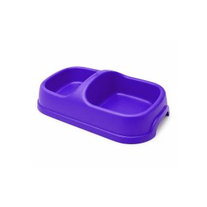 Plato para Perro Perlado Doble L