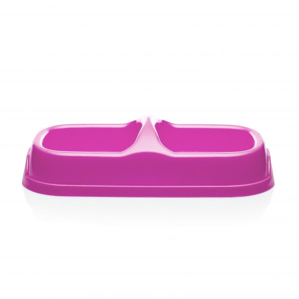 Plato para Perro Perlado Doble L