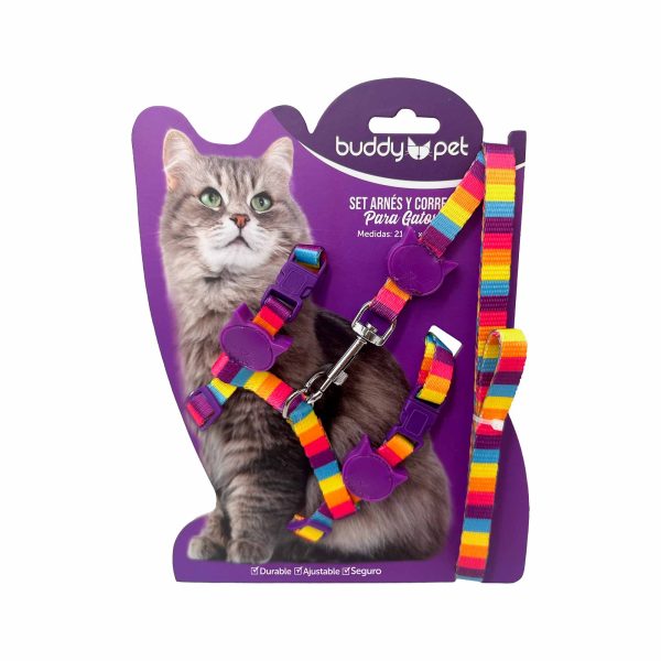 Set Arnés y Correa para Gato