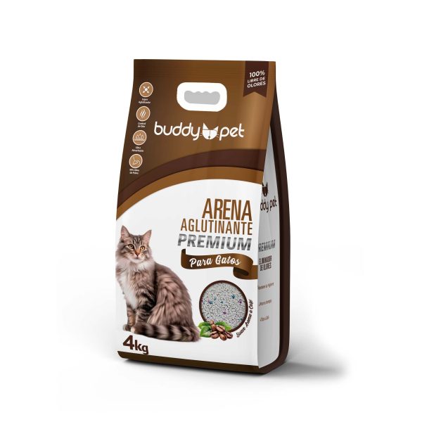 Arena Sanitaria Para Gato Café 4 kg