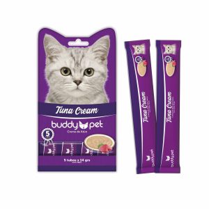 Buddy Cream Sabor Atún Para Gatos 5 un