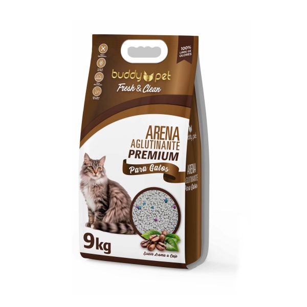 Arena Sanitaria Para Gato Café 9 kg