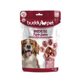 Brochetas Triple Sabor Pato Cordero y Ternera 18 und